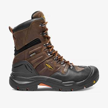 KEEN Coburg 8" Waterproof (Steel Toe) - Hnede Pracovne Cizmy Panske, K0250SK